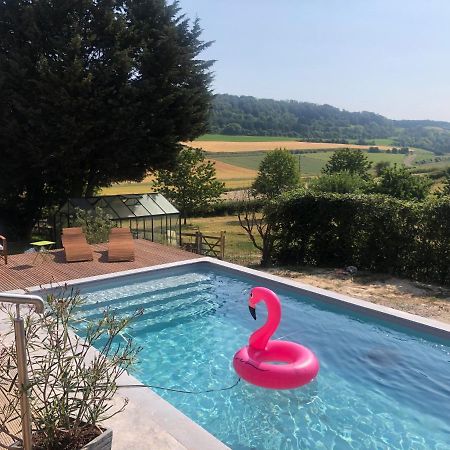 Gite Piscine Jacuzzi Privatises Clos Valentin Freulleville Luaran gambar